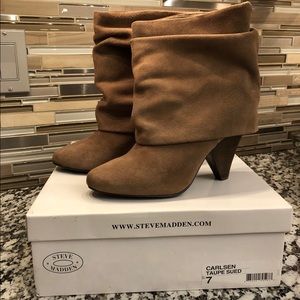 Steve Madden Carlsen Suede Bootie - Size 7